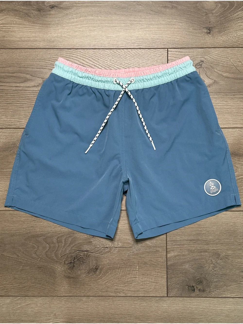 Chubbies 5.5” Gravel Roads Swim Trunks Boxer Liner Blue Size Small